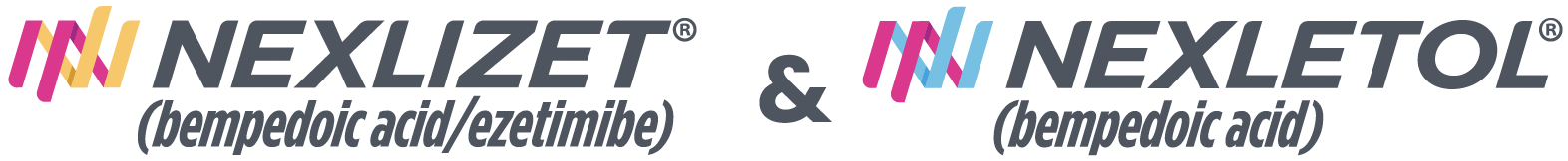 Nexlizet & Nexletol logos inlined